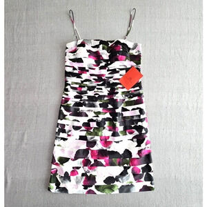 J.S.‎ Collection Boutique Dress Size 12 Tiered Bodycon Purple Cocktail Party